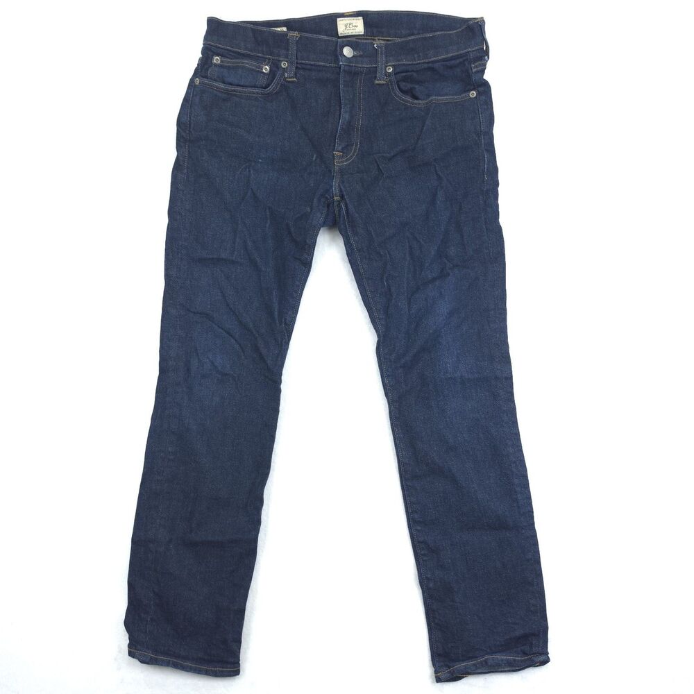 J Crew Jeans Mens 32x30 Blue Kurabo Japanese Denim 484 Slim Fit Stretch